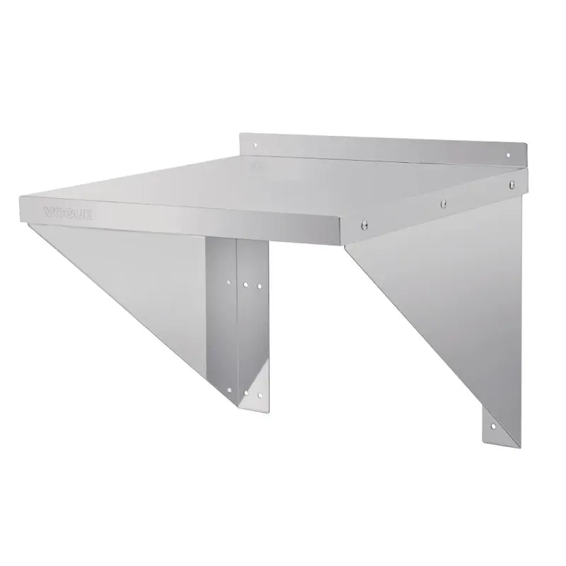 Étagère murale inox Vogue pour micro-ondes 560 x 460 mm – vue 2