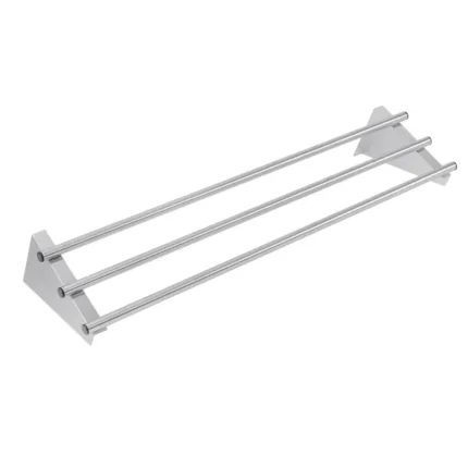 Étagère murale tubulaire Vogue en inox 1200 x 300 mm