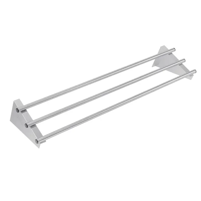 Étagère murale tubulaire Vogue en inox 1200 x 300 mm
