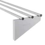 Étagère murale tubulaire Vogue en inox 1200 x 300 mm – vue 2