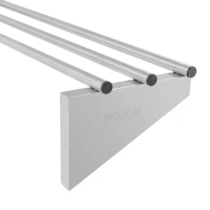 Étagère murale tubulaire Vogue en inox 1200 x 300 mm – vue 2