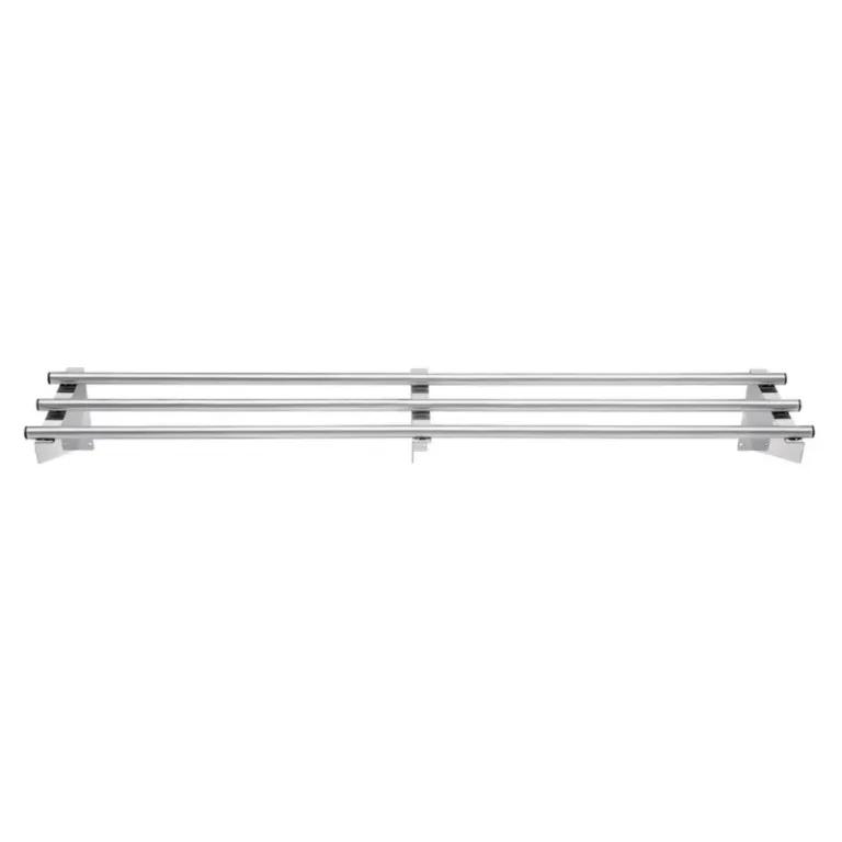 Étagère murale tubulaire Vogue en inox 1500 x 300 mm