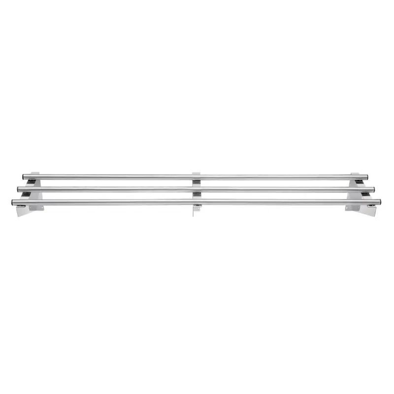 Étagère murale tubulaire Vogue en inox 1500 x 300 mm