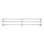 Étagère murale tubulaire Vogue en inox 1500 x 300 mm – vue 2