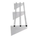 Étagère murale tubulaire Vogue en inox 1500 x 300 mm – vue 3