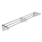 Étagère murale tubulaire Vogue en inox 1500 x 300 mm – vue 4