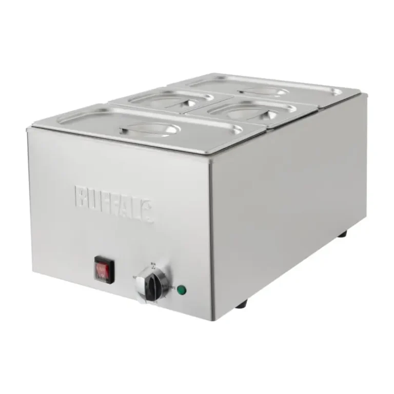 Bacs GN 1/3 et 1/6 du bain-marie Buffalo sans robinet