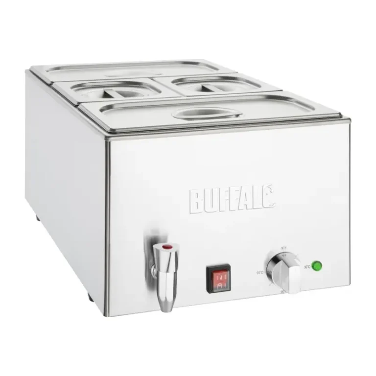 Bain-marie Buffalo 21 L avec robinet de vidange