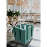 Intérieur réglable du chariot à vaisselle Cambro