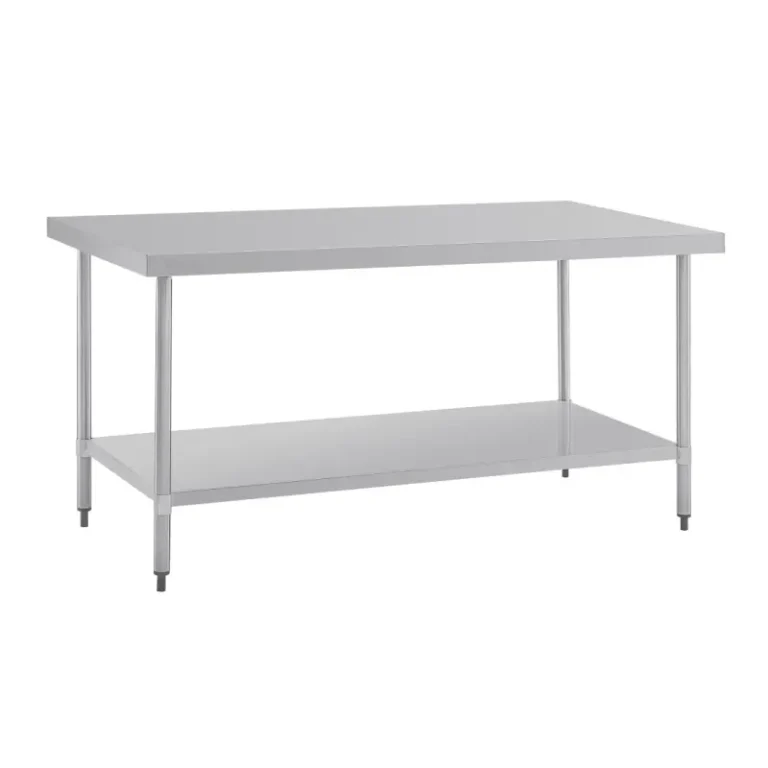 Étagère basse galvanisée de la table Vogue 1800