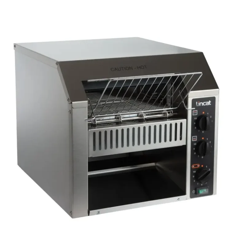Toaster à convoyeur professionnel LINCAT CT1 inox, 340 tranches par heure