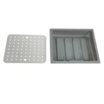 Cuve inox 304 du soubassement à poisson Polar Série U, vue de dessus