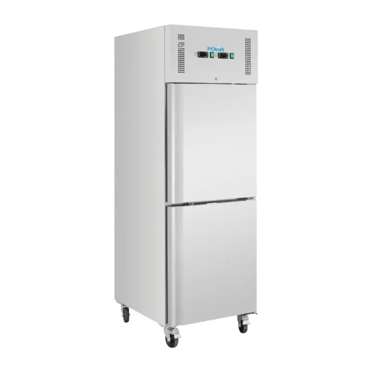 Armoire réfrigérée bi-température Polar Série U – 600 L – Positif et négatif – Inox 304