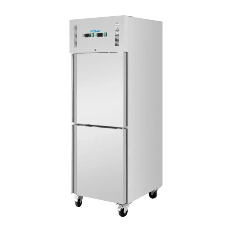 Armoire réfrigérée bi-température Polar Série U – 600 L – Positif et négatif – Inox 304