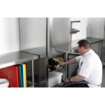 Armoire réfrigérée bi-température Polar Série U – 600 L – Positif et négatif – Inox 304