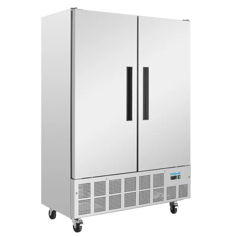 Armoire réfrigérée négative 2 portes Polar Série G – 960 L – 710 mm de profondeur – Inox