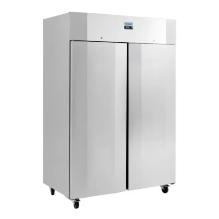 Armoire réfrigérée négative 2 portes Polar Série U – 1400 L – GN 2/1 – Inox – Classe 5