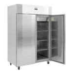 Armoire réfrigérée négative 2 portes Polar Série U – 1400 L – GN 2/1 – Inox – Classe 5