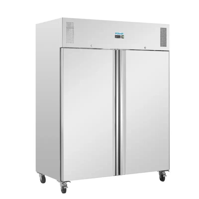 Armoire réfrigérée négative 2 portes Polar Série U – 1300 L – GN 2/1 – Inox – Classe B