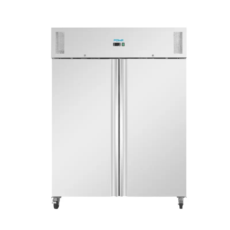 Armoire réfrigérée négative 2 portes Polar Série U – 1300 L – GN 2/1 – Inox – Classe B