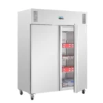Armoire réfrigérée négative 2 portes Polar Série U – 1300 L – GN 2/1 – Inox – Classe B