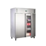 Armoire réfrigérée négative 2 portes Polar Série U – 1300 L – GN 2/1 – Inox – Classe B