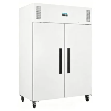 Armoire réfrigérée négative blanche 2 portes Polar Série G – 1152 L – GN 2/1 – Classe 5