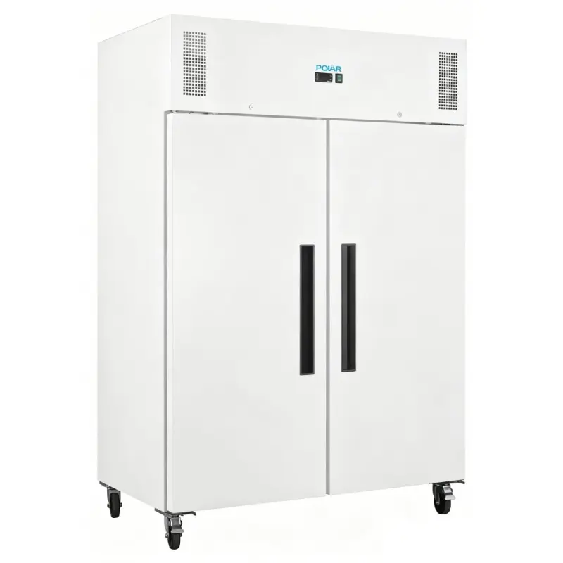 Armoire réfrigérée négative blanche 2 portes Polar Série G – 1152 L – GN 2/1 – Classe 5