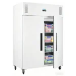 Armoire réfrigérée négative blanche 2 portes Polar Série G – 1152 L – GN 2/1 – Classe 5
