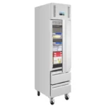Armoire réfrigérée négative compacte Polar Série G – 180 L – 484 mm – GN 1/1 – Inox