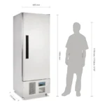 Armoire réfrigérée positive 1 porte Polar Série G – 440 L – 685 mm – Porte réversible