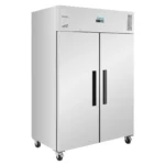 Armoire réfrigérée positive 2 portes Polar Série G – 1200 L – GN 2/1 – Inox – Classe B