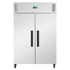 Armoire réfrigérée positive 2 portes Polar Série G – 1200 L – GN 2/1 – Inox – Classe B