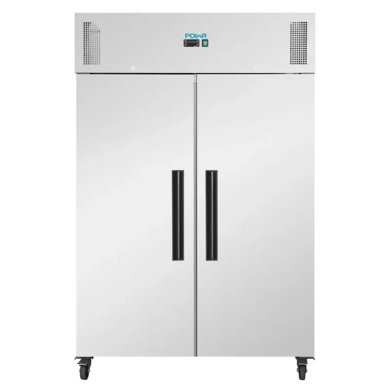 Armoire réfrigérée positive 2 portes Polar Série G – 1200 L – GN 2/1 – Inox – Classe B