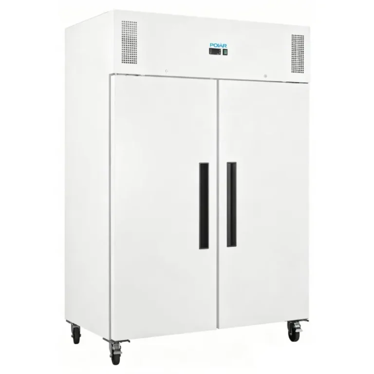 Armoire réfrigérée positive blanche 2 portes Polar Série G – 1152 L – GN 2/1 – Classe B