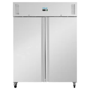 Armoire réfrigérée positive ou négative 2 portes Polar Série U – 1300 L – GN 2/1 – Inox