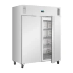 Armoire réfrigérée positive ou négative 2 portes Polar Série U – 1300 L – GN 2/1 – Inox