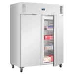Armoire réfrigérée positive ou négative 2 portes Polar Série U – 1300 L – GN 2/1 – Inox