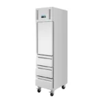 Armoire réfrigérée positive slimline Polar Série U – 1 porte 3 tiroirs – 292 L – 484 mm – GN 1/1