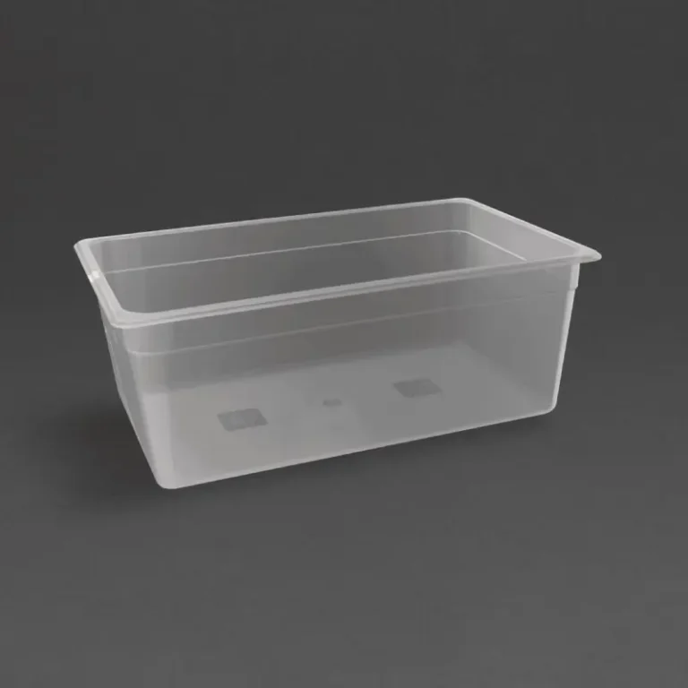 Bac GN 1/1 Nisbets Essentials 200 mm transparent – vue 2