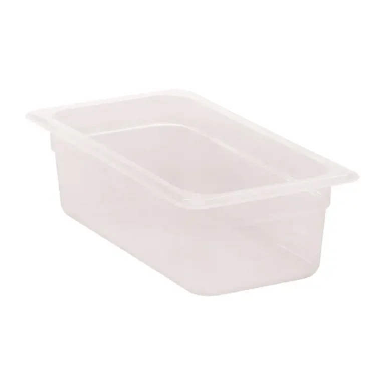 Bac gastronorme Cambro – GN 1/3 – 100 mm – 3,6 L – Polypropylène translucide
