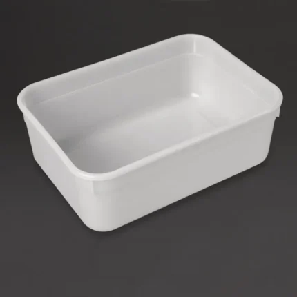 Bacs à glace Vogue 2 litres blancs en polypropylène