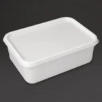 Bacs à glace Vogue 2 litres blancs en polypropylène – vue 2