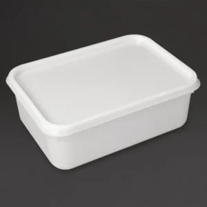 Bacs à glace Vogue 2 litres blancs en polypropylène – vue 2