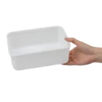 Bacs à glace Vogue 2 litres blancs en polypropylène – vue 5