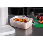 Bacs à glace Vogue 2 litres blancs en polypropylène – vue 6