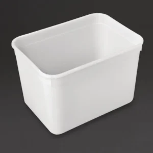 Bacs à glace Vogue 4 litres blancs en polypropylène