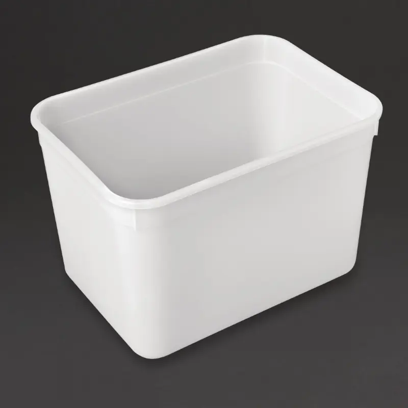 Bacs à glace Vogue 4 litres blancs en polypropylène Bacs à glace Vogue 4 litres blancs en polypropylène