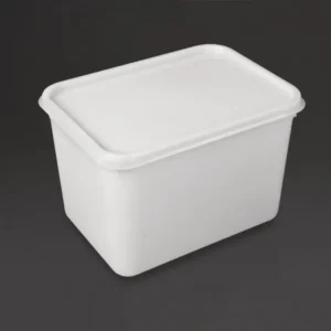Bacs à glace Vogue 4 litres blancs en polypropylène – vue 2