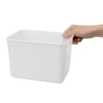 Bacs à glace Vogue 4 litres blancs en polypropylène – vue 5